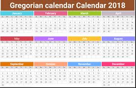 Gregorian Calendar